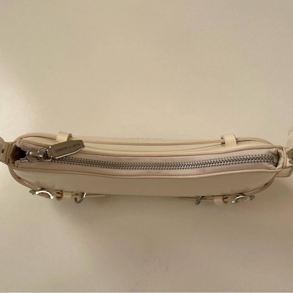 Charles & Keith Sloane Shoulder Bag in Cream - Picture 15 of 16